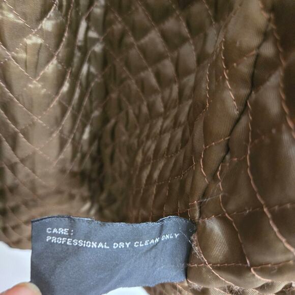 Claiborne Mens Vintage 90s Y2K Chore Barn Field Brown Sueded Finish Coat XL - Picture 8 of 12